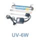 UV lámpa készlet UV-1011 - 6W - 1GPM-1x4P